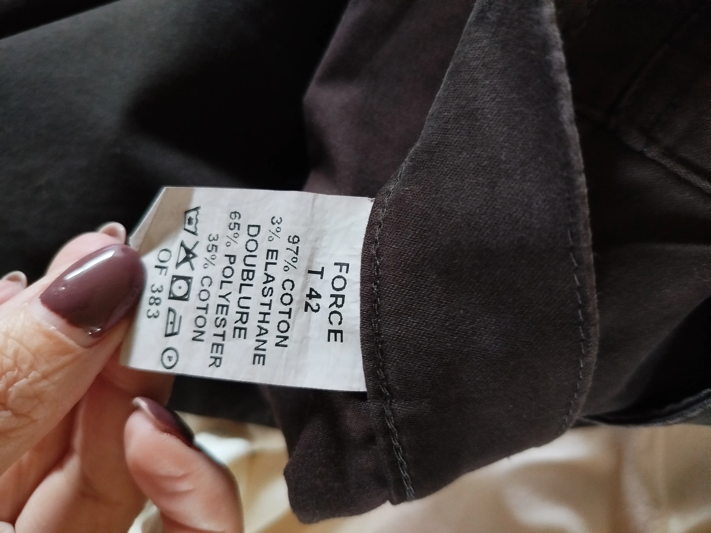 Calça de 5 bolsos marrom – photo 6